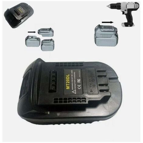 Makita 18V Battery Adapter Replacement for Makita BL1830 BL1860 BL1815 DCB200 for Dewalt 20V Max Lithium Battery Power Tool MUMU