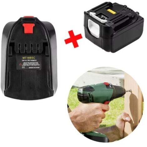 Bosch 18V Tool Battery Adapter, Makita 18VB Battery to Bosch 18VC Tool Converter, Makita Battery for Bosch C. MUMU Tools