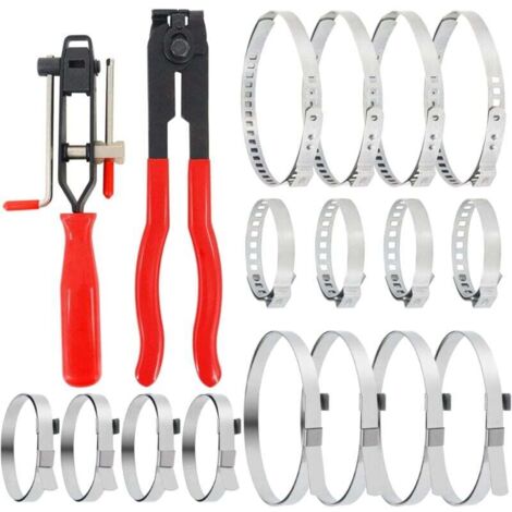 18pcs Set, Constant Velocity Joint Guide Pliers with Constant Velocity Guide Pliers Kit, Automotive Strapping Tool, MUMU Automotive Pipe Shaft Clamp (1/4)