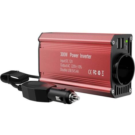 12V to 220V Car Converter - 300W Transformer, Power Inverter, 3A USB-C and USB-A Port, Voltage Converter, Charge Your Laptop, iPad, iPhone and More MUMU (1/4)