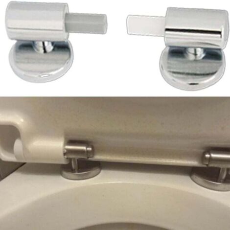 Convenient Toilet Lid Lowering Mechanism, ABS Toilet Seat Hinges, Soft Close Lid Accessories for MUMU Toilet (1/4)