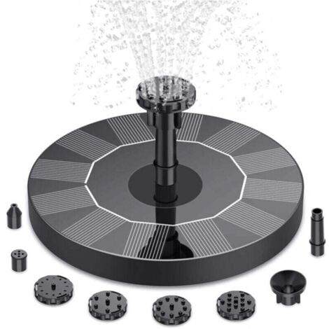 3W Solar Fountain Oxygen Pump 160mm Pond Lantern Automatic Water Spray Water Suspension Small Floating Pump MUMU (1/3)