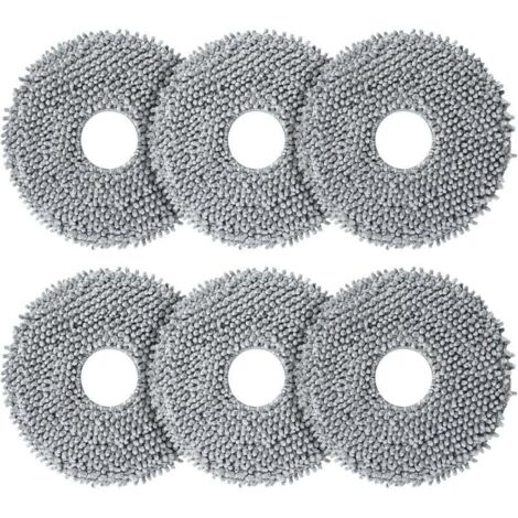 6-Pack Replacement Brushes for Roborock Saros 10R / Q Revo / Qrevo MaxV / Qrevo Master / Qrevo Slim / Qrevo Pro / Qrevo S / Qrevo Curve Robot Vacuum Cleaner MUMU (1/4)