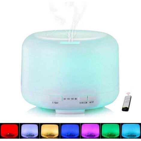 Colors LED Light Aromatherapy Humidifier, Ultrasonic Humidifier, Essential Oil Diffuser with Remote Control MUMU (1/4)