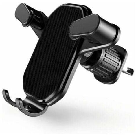 Car phone holder, super stable, improved hook for the air vents, phone holder for the car, hands-free, universally suitable for all smartphones MUMU (1/4)
