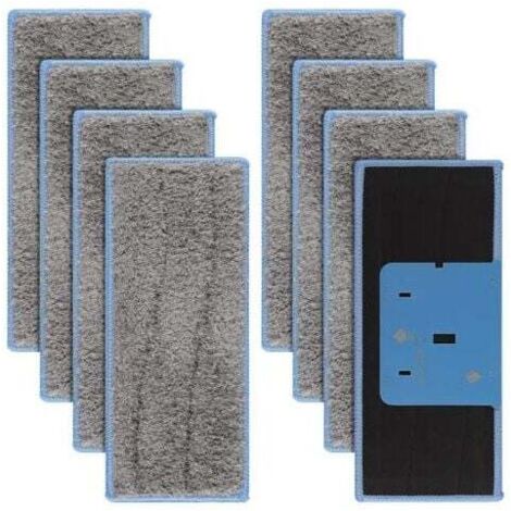 8-pack washable mop pads for iRobot Braava Jet M6134, washable MUMU (1/4)