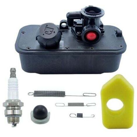 494406 Fuel Tank with Carburetor Complete Lawn Mower Accessory Kit Carburetor Oil Bladder Cylinder Assembly 795477 Series Replacement MUMU (1/4)