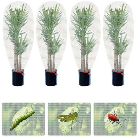 4pcs 0.7x1m Mosquito Net, Fine Mesh Insect Protection Net for Garden, Greenhouse, Plants, Fruit, Flowers, Crops MUMU (1/4)