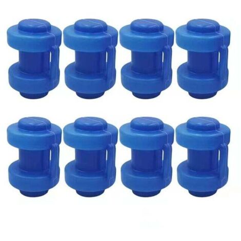 10pcs Trampoline Pole Caps Safety Net Caps Trampoline Replacement Parts Trampoline Pole Caps Trampoline Accessories for Nets Trampoline Hook Power Supply Blue- MUMU (1/4)
