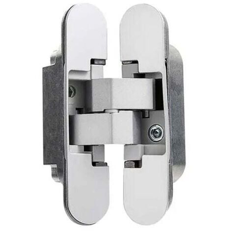 Stainless Steel Invisible Buckle Cross Door Hinge Furniture Supplies Window Accessories Hidden Hinges Silver MUMU (1/4)