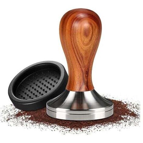 Coffee Tamper, Coffee Tamper, Espresso Tamper, Stainless Steel Coffee Press Tamper with Silicone Pad, Designer Coffee Tamper Set, Coffee Press Tamper for Coffee Lovers MUMU