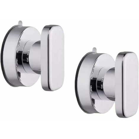 Set of 2 suction cups (65mm) door handle window door handle glass door suction cup handle refrigerator drawer bathroom wall cabinet drawer glass suction cup doorknob furniture control knob MUMU (1/4)