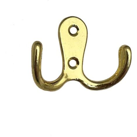 (Gold) Set of 6 Retro Coat Hooks, Retro Coat Hooks, Retro Wall Hooks, Metal Door Hooks for Bathroom, Kitchen, Bedroom, Entryway MUMU (1/4)