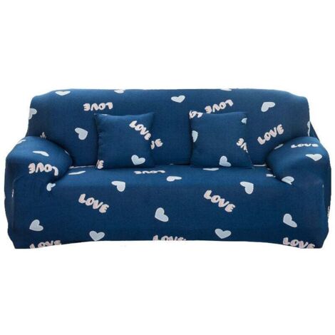 2-seater sofa cover, 140-180 cm, modern sofa cover with armrest, universal elastic sofa covers, sofa protector cover, Love MUMU (1/4)