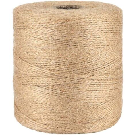 500M Twine Jute Twine Gardening Twines Natural Rope Jute Thread Fine Rope for Gardening Wedding Decoration, DIY Crafts Gift Wrapping-TREETALK  MUMU