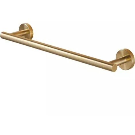 Bathroom Towel Bar Wall Mounted SUS 304 Stainless Steel Brushed Gold 40cm  MUMU