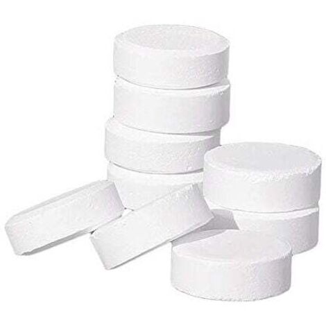 Pack of 50 chlorine tablets for swimming pools, swimming pool supplies  MUMU