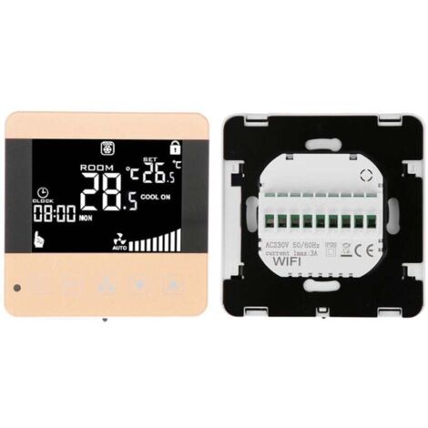 HY08AC-3 Smart Network Touch Screen Central Air Conditioning Thermostat ...