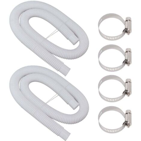 Replacement Pool Hoses and Clamps with Hose Clips for 300, 330, 530, 300, 300 and 3000 Gallon Pool Pumps MUMU