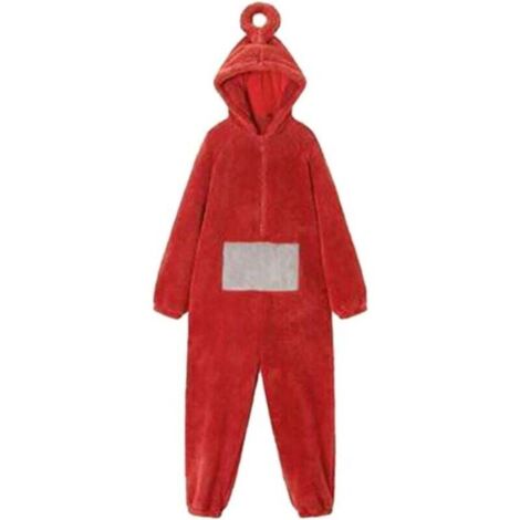 Dog Coat and Raincoat,Adult Teletubbies Pajamas Winter Costumes Onesies Cosplay Pajamas Christmas Sleepwear Jumpsuit Halloween Animal Jumpsuit--red,S MUMU