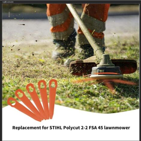 Pack of 100 nylon replacement blades for STIHL Polycut 2-2 and Polycut ...