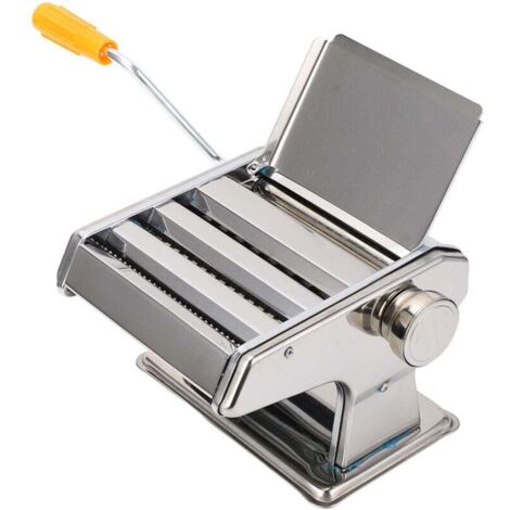 Stainless Steel Pasta Machine, Homemade Spaghetti Manual Pasta Maker with Non-Slip Handle, for Tagliatelle Lasagna MUMU