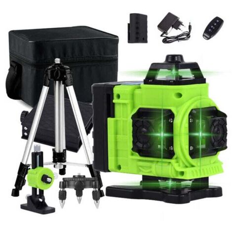 4D 16 Lines Self-Leveling Laser Level 3° Tilt Function with
