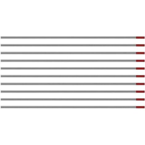 Électrode tungstene thorie 2% wt20 (bout rouge) Spartex - réf. 879822 - Rubix Électrode tungstene thorie 2% wt20 (bout rouge) Spartex - réf. 879822 - Rubix