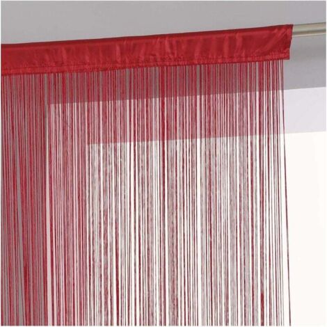 Interior Designer - Guopo String Curtain 90x200cm Red