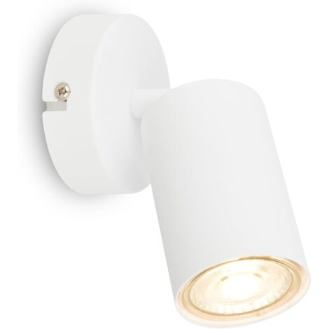 Applique réglable pour l'intérieur, douille , lampe de lecture, lampe de salon, lampe murale, lampe de cuisine, lampe de couloir, applique murale, Blanc