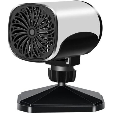 Portable car air defogger, 12/24V 150W, 360° rotating fan, windshield defogging tool. (1/4)