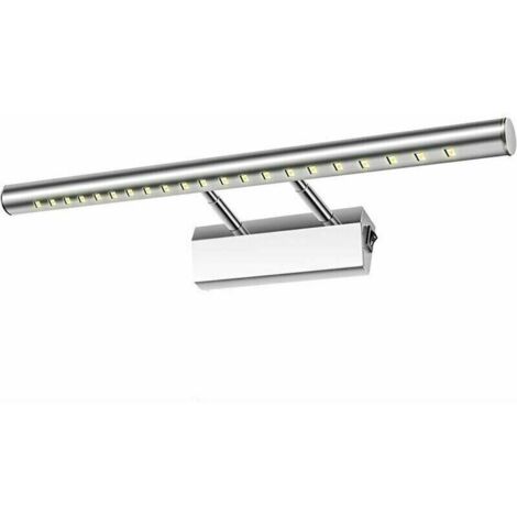 LED Bathroom Light with Mirror - 5W, IP44 Waterproof, 180° Adjustable, Stainless Steel Switch, for Makeup Lighting, Toilet, WC (1/4)