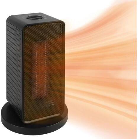 Mini Energy-Saving Fan Heater, Silent Electric Fan Heater, 1200 Watt Ceramic Heater, 70° Rotation, 3 Modes, for Office, Living Room, Energy Class C (1/4)