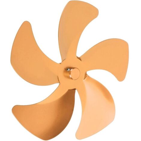 Fireplace Fan Blade, Durable, Improves Hot Air Circulation, Easy Installation, 5-Blade Fireplace Fan Blade for Fan Accessories (1/4)