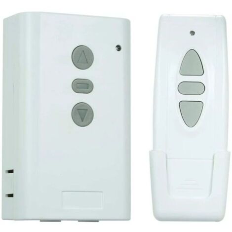 Wireless Remote Control Switch, AC220V 433MHz Receiver, Learning Type Controller, Bidirectional 3-Key RF Transmitter, Remote Control for Curtain Controller Set