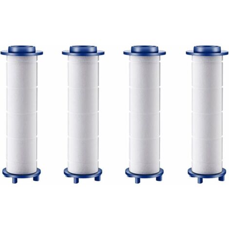 Propeller Shower Head, 360° High Pressure Shower Filter, Water Saving Rotating Shower Head, Turbo Compressor Kit, Handheld Shower Heads (4 Filters) (1/5)