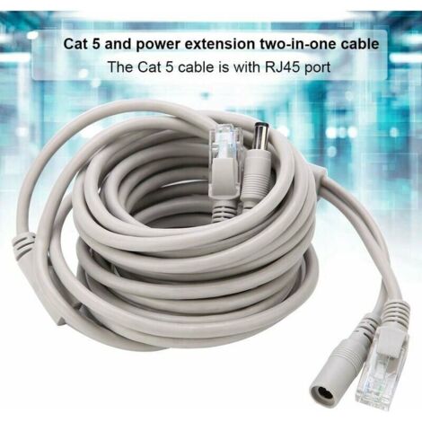 KZQ CCTV camera power cable, 5M AHD video power cable for CCTV security ...