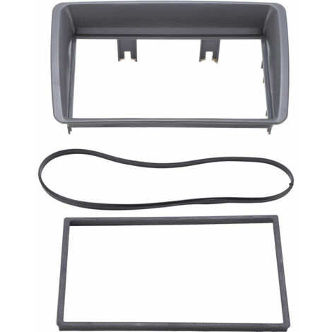 KZQ 2Din Car Radio Fascia Center Control CD Dashboard Panel Frame Replacement for FIAT Panda 2003-2012 (1/4)