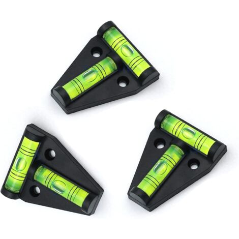 3PCS T-Type Spirit Level, T-Type RV Small Tool, 2-Way Magnetic Spirit Level, Plastic Spirit Level, Small Spirit Level, Mini Spirit Level, T-Type Level (1/4)