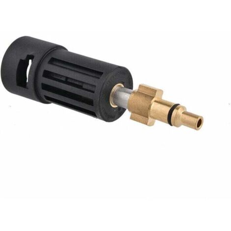 Adapter for high-pressure cleaner gun, compatible with Lavor, Gerni, ANLU and Kärcher HD, with quick-release attachment. Specially designed for Kärcher HD. (1/3)