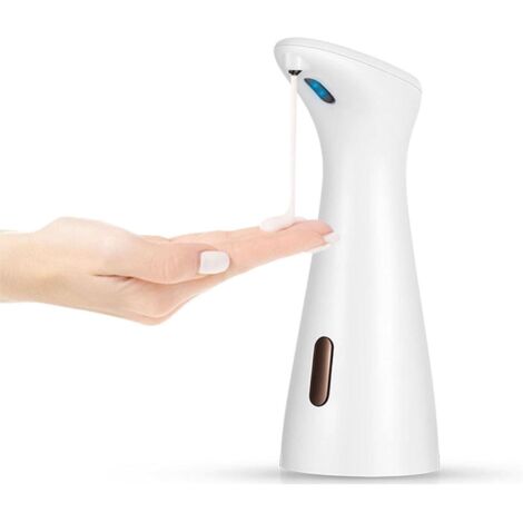 Automatic soap dispenser for bathroom and kitchen, 200ml touchless soap dispenser with infrared sensor - Battery-powered electric soap dispenser (1/4)