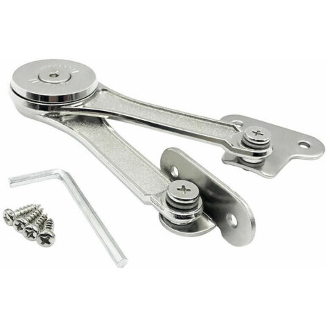 Set of 2 standard heavy-duty hinges for swing and drop-down systems - Energy reservoir for lift-up cabinet door hinges. (1/4)