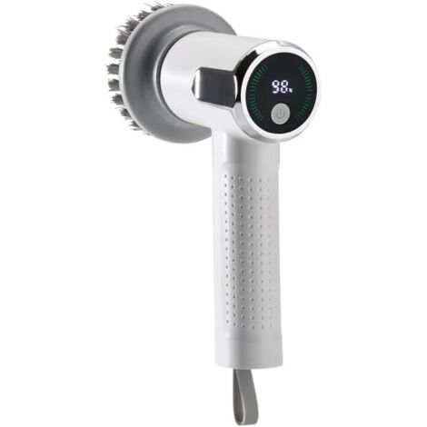 New Q2 multifunctional electric cleaning brush, portable, cordless, high torque, large capacity, replaceable brush head (1/4)