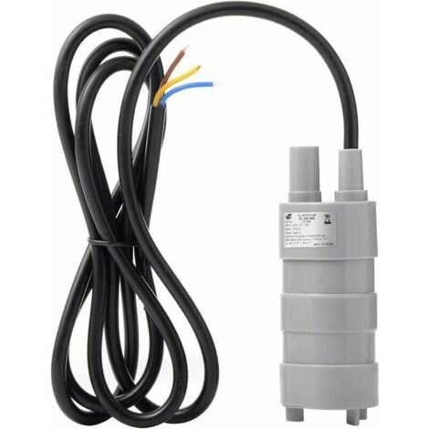 High-flow 12V DC water pump - Submersible pump for motorhomes, ponds, aquariums, showers and gardens - Flow rate 840 l/h (1/4)