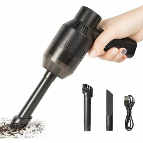 KZQ Mini Vacuum Cleaner, Computer Keyboard Vacuum, USB Rechargeable Cordless Handheld Vacuum for Cleaning Computers, Home, Pet Houses, and Cars (1/4)