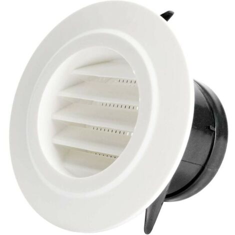 Ventilation vent with protective grille - ABS (ø75mm) (1/4)