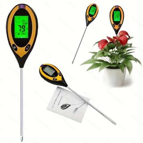 ST-02 4-in-1 Soil Tester: Measures light, temperature, humidity, and pH (1/4)