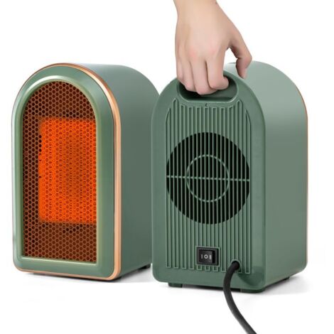 Mini Portable Electric Space Heater, Small Energy Saving PTC Ceramic Fan Heater, Silent Kinetic Heating with 2 Modes 1200W/800W, Overheat Protection (1/4)