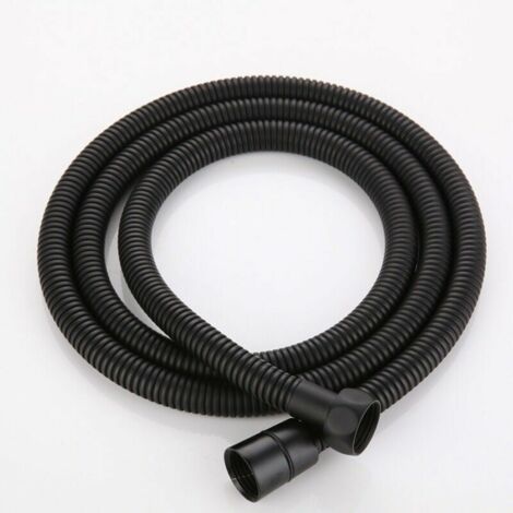 1.5M Matte Black Shower Hose, Universal Stainless Steel Shower Hose Cable, Explosion-Proof and Twist-Resistant