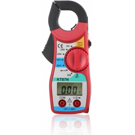 Digital clamp meter, clamp current meter, DC/AC laboratory for voltage, capacitance, diode, resistance, frequency. (1/4)